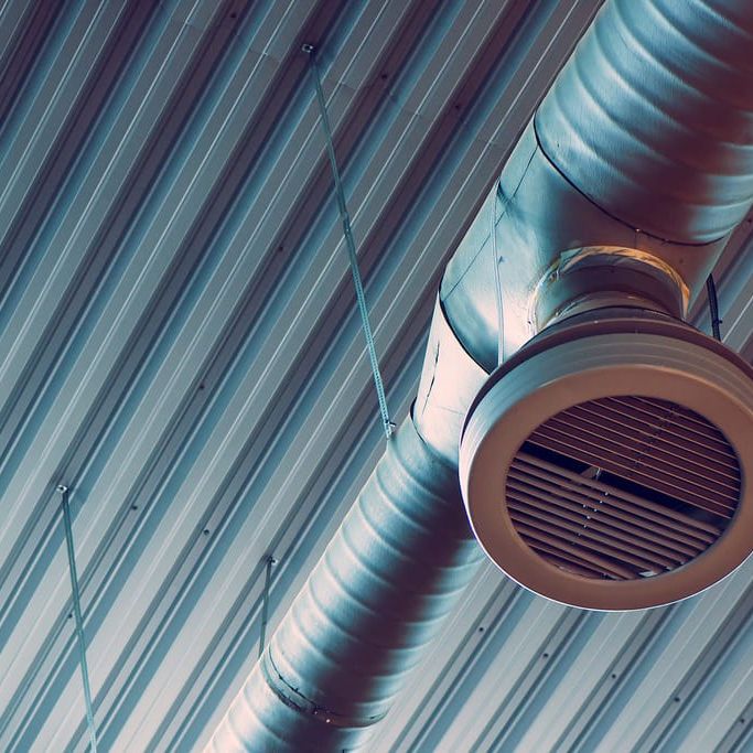 Ventilatie in bedrijf