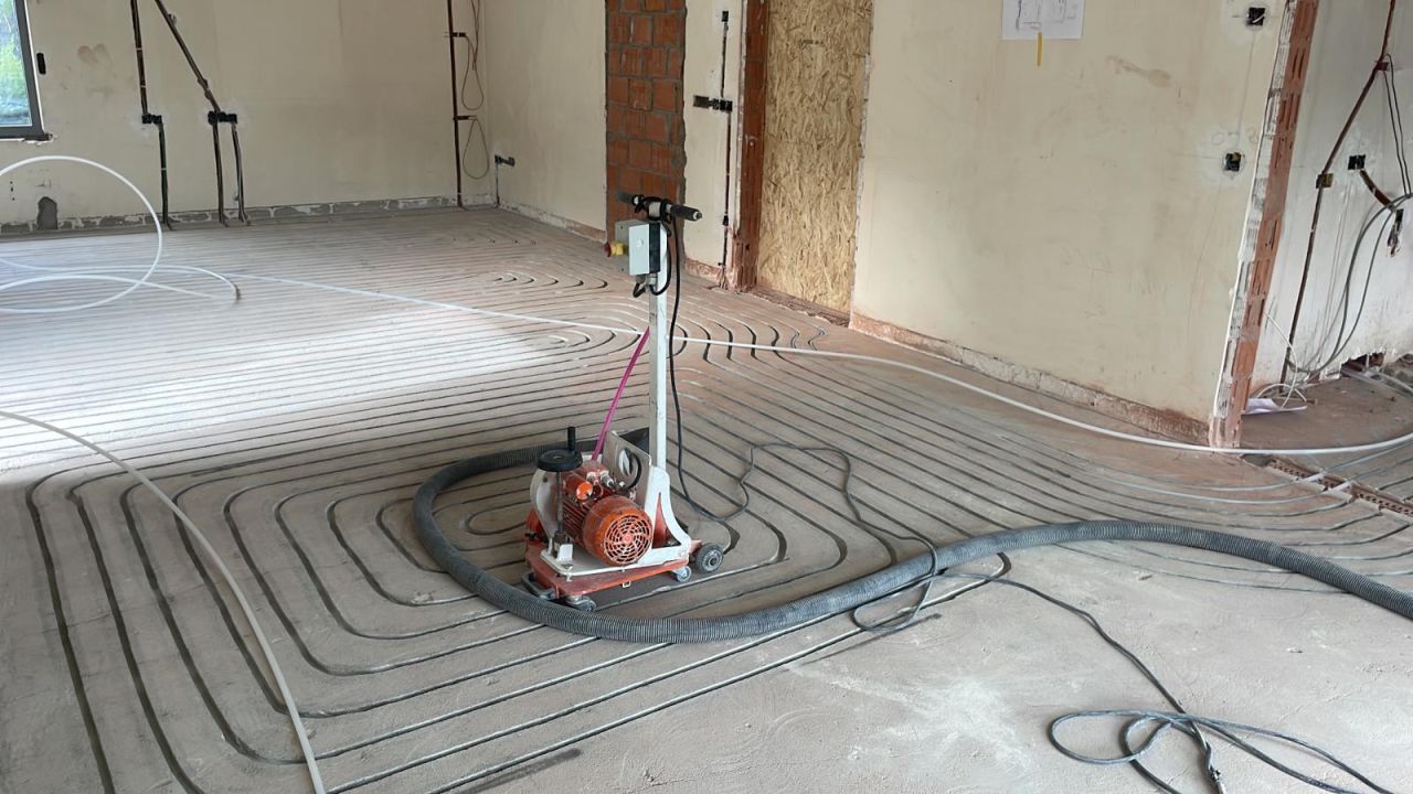 Infrezen vloerverwarming