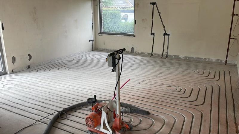 Freeswerk in bestaande chape